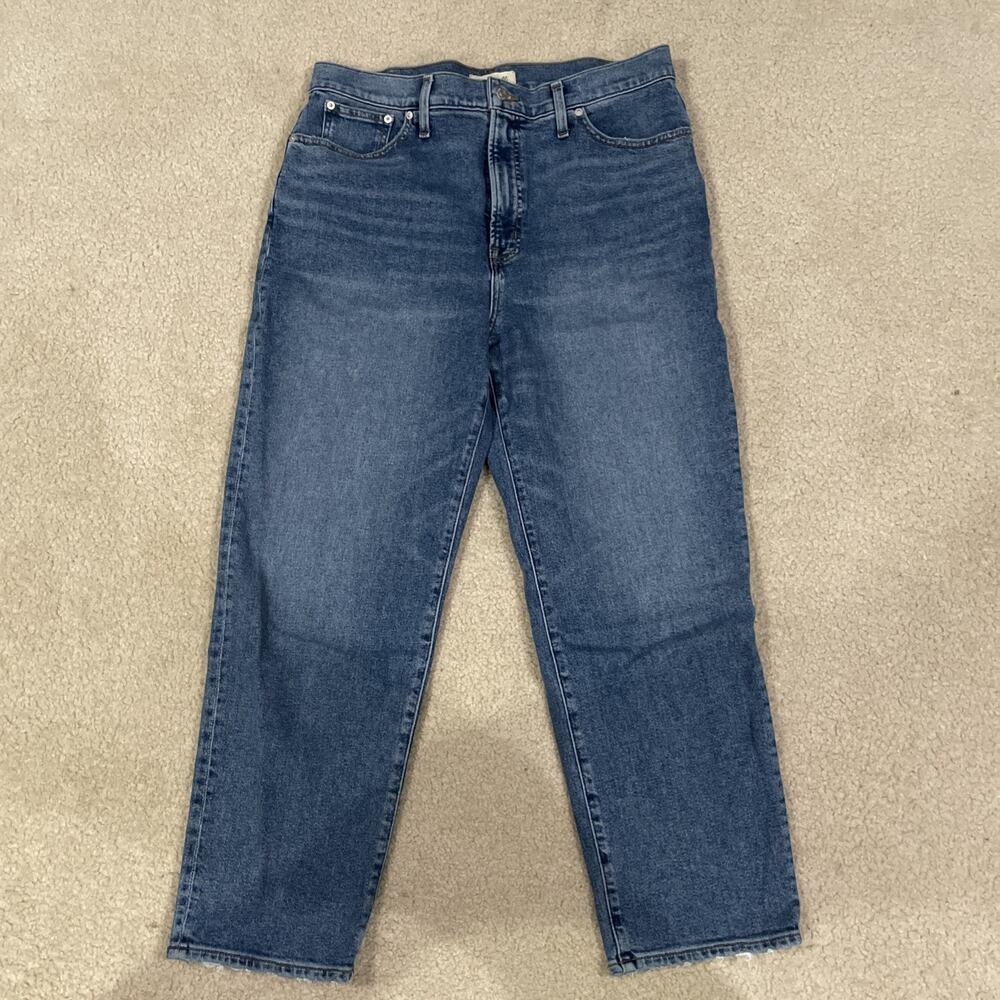 Madewell Perfect Vintage Straight Crop Jean Size 32 Preowned - Picture 4 of 13